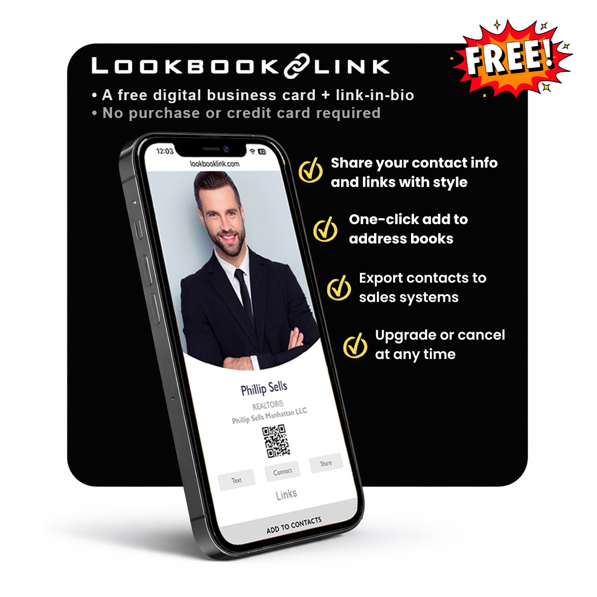 LookBookLink Lite membership is free
